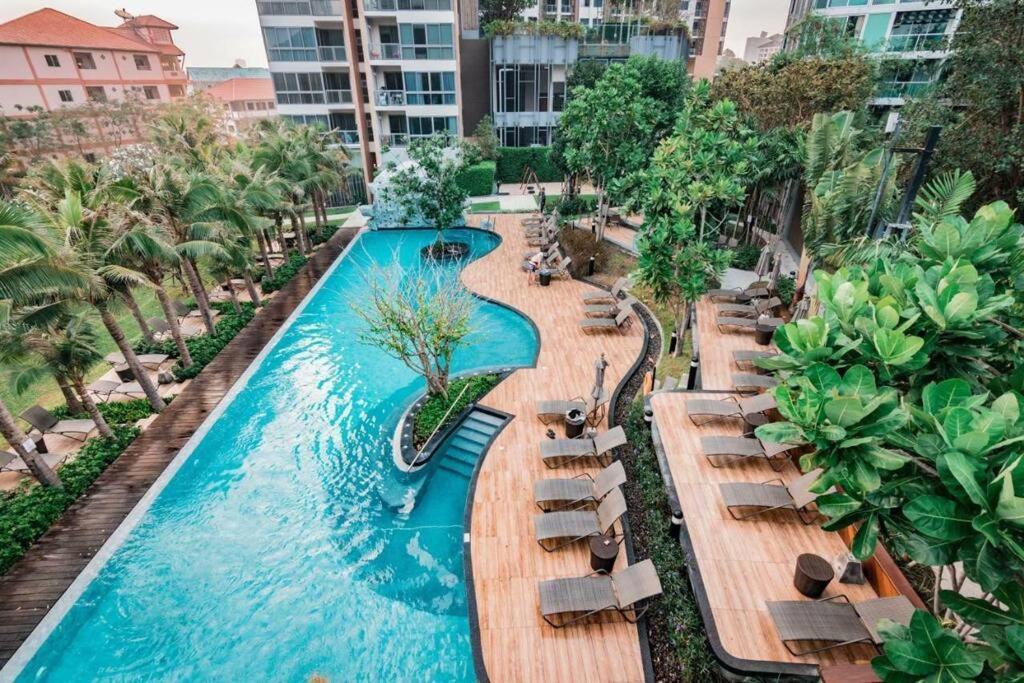 Sea View -High Floor 2 Bed Room Excellent Location Pattaya Luaran gambar
